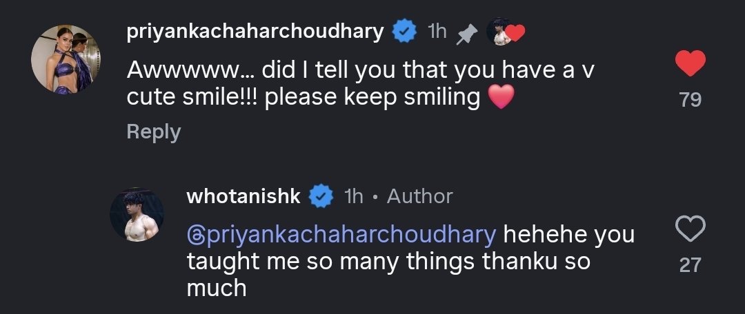 sanelyakshu's tweet photo. These bonds 🥹♥️
The way the contestants praise her and show her love and vice versa 🤌🏻
Tanishk saying " She's the best"
Tarun saying "She's a blessing "
Rahul bhai's repost on this reel
All these are just making me emotional🥺
#PriyankaChaharChoudhary
#Battleground2 https://t.co/FbLMy1if4y