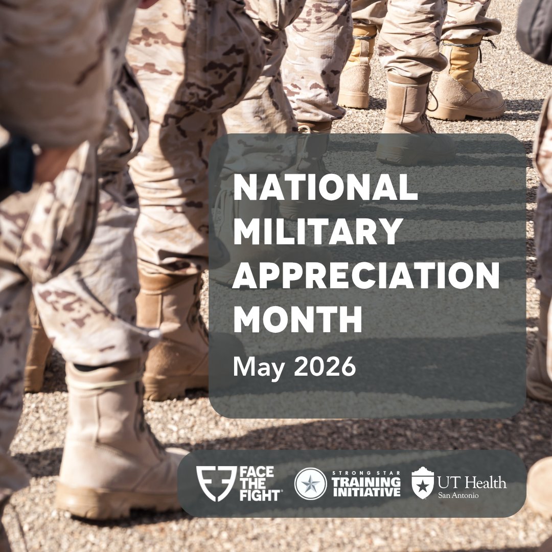 STRONGSTARTrain's tweet photo. May is National Military Appreciation Month! 🇺🇸 🙌

As we honor our service members and veterans, it’s important to remember that behind every uniform is a human being who may be silently struggling... https://t.co/4JOQ3eZc3g
