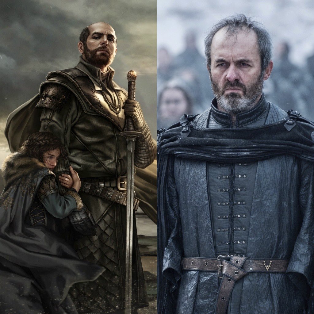 Game of Thrones convirtió a Stannis Baratheon en un villano cegado por el fanatismo, pero en los libros es el único rey que puso el deber por encima de su vida.

Aquí las 6 diferencias clave de uno de mis personajes favoritos de la saga y el más maltratado por la serie.🧵⬇️