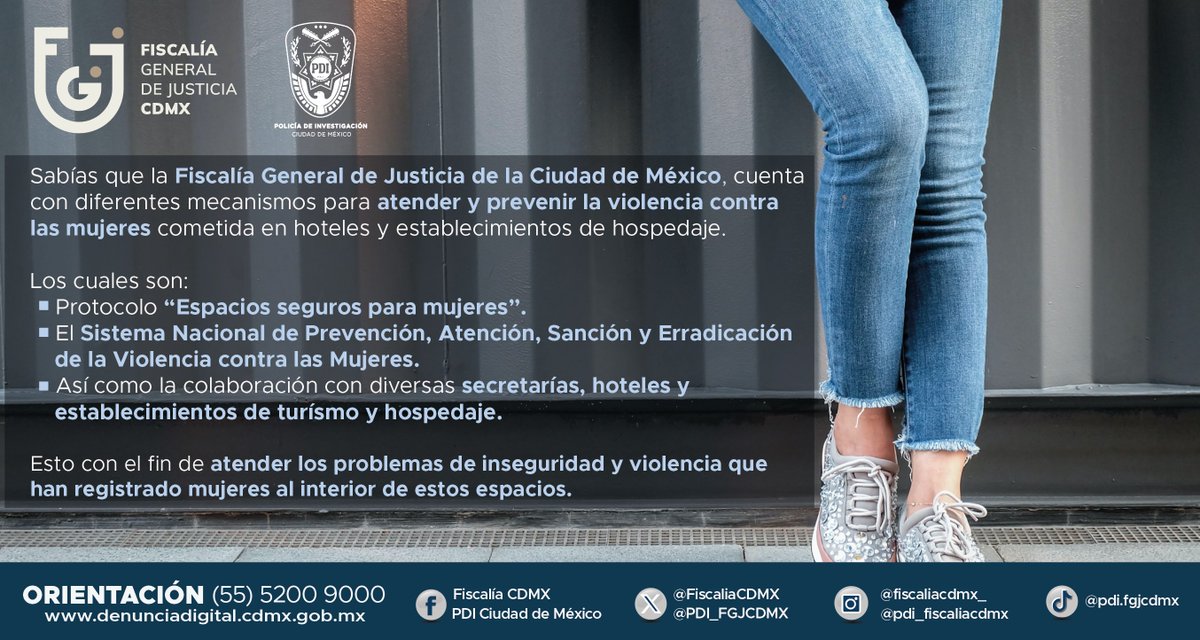 PDI_FGJCDMX's tweet photo. ¿Sabías que la Fiscalía CDMX cuenta con los siguientes programas para prevenir y atender la violencia contra las mujeres? Este es un compromiso social para el acceso de todas las mujeres a una vida libre de violencia.
#NoEstásSola #BastaDeViolencia #LíneaSOSMujeres *765 https://t.co/yFgeBBjP2M