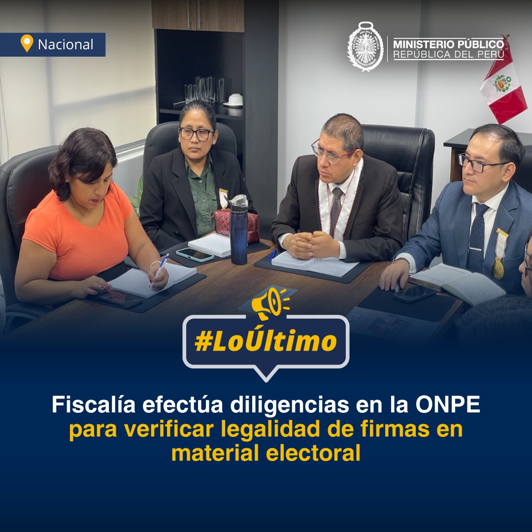Ministerio Público tweet media