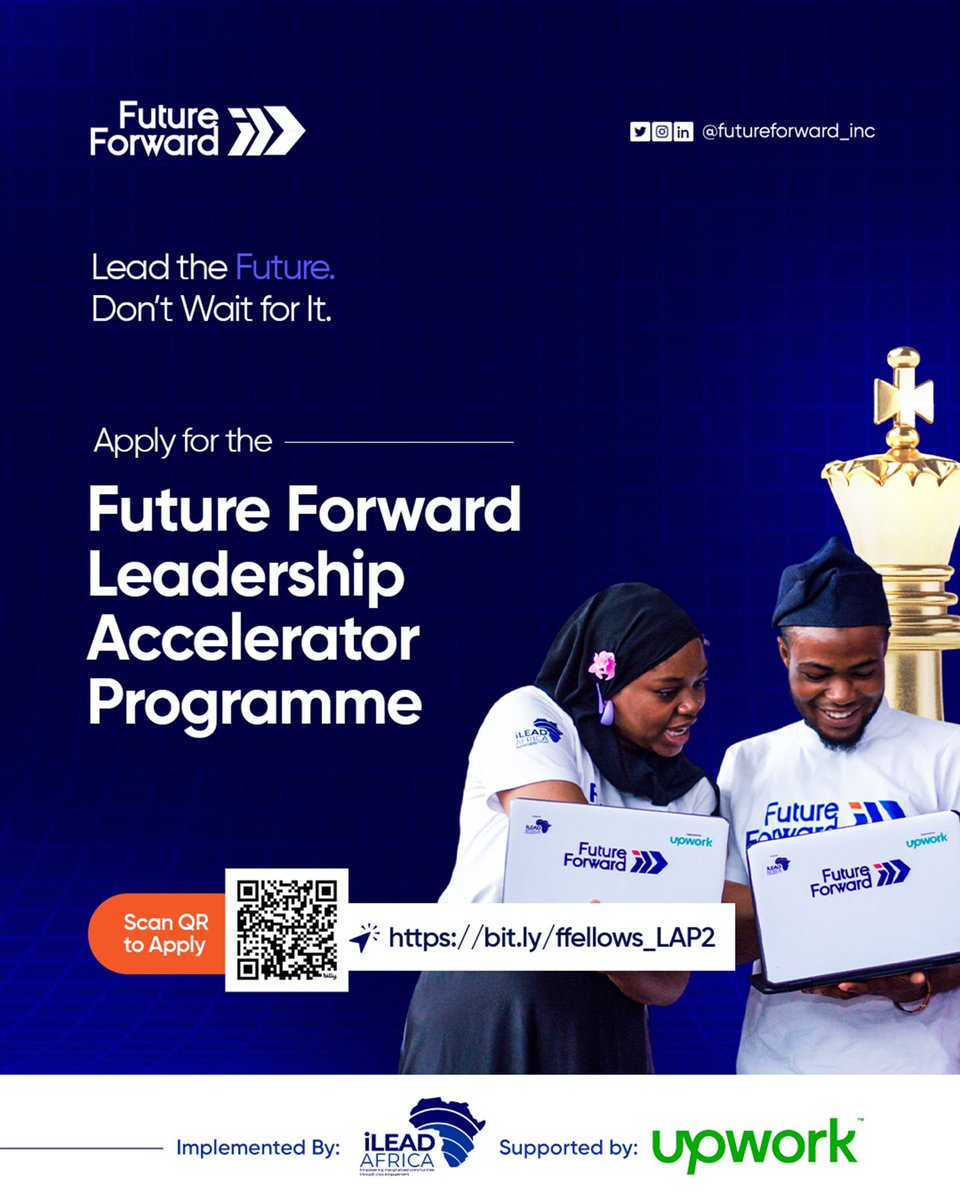 future4wardinc's tweet photo. Deadline Extended! 🚨
Applications for the Future Forward Fellowship – Leadership Accelerator Programme #FFLAP now close on 17th May.

Apply now for mentorship, leadership, &amp; career growth opportunities: https://t.co/8IPv1FiDkW 

#FutureForwardInc #FutureForwardFellow #FFAcademy https://t.co/niWUe1ITwG