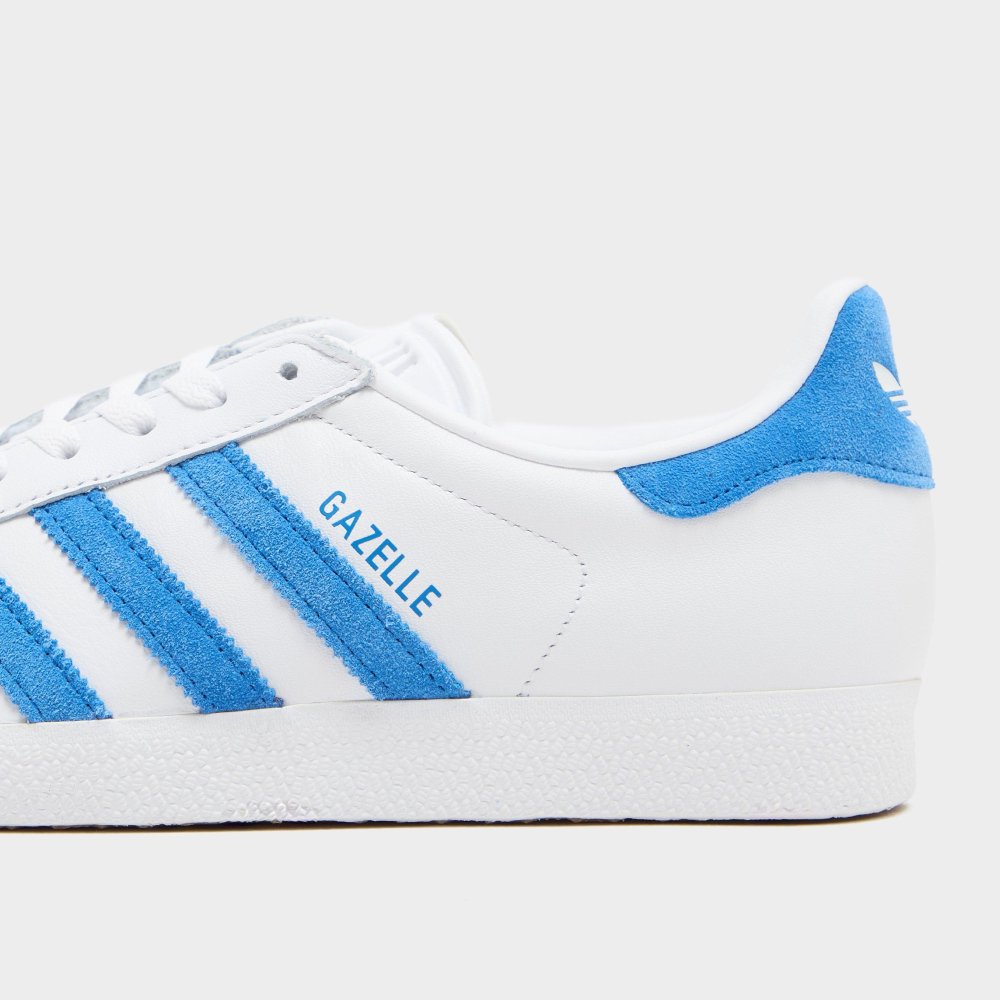 Ad:NEW RELEASE> https://t.co/6bgrjRtSnz Fresh in this week exclusively  at JD. The adidas Gazelle OG Leather White Bright Royal lands in a crisp  white base with soft blue suede Three Stripes. RRP: 85