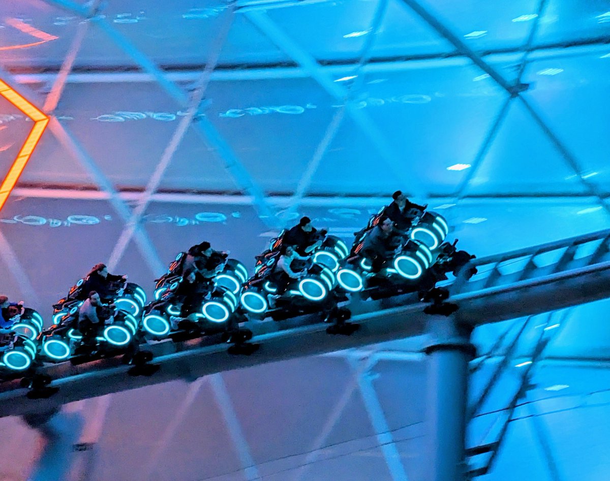 AutoRideCount's tweet photo. TRON Lightcycle / Run is a cool version of the Vekoma launch motorbike coaster!

Have you ridden one? https://t.co/vrab2BAUpM
