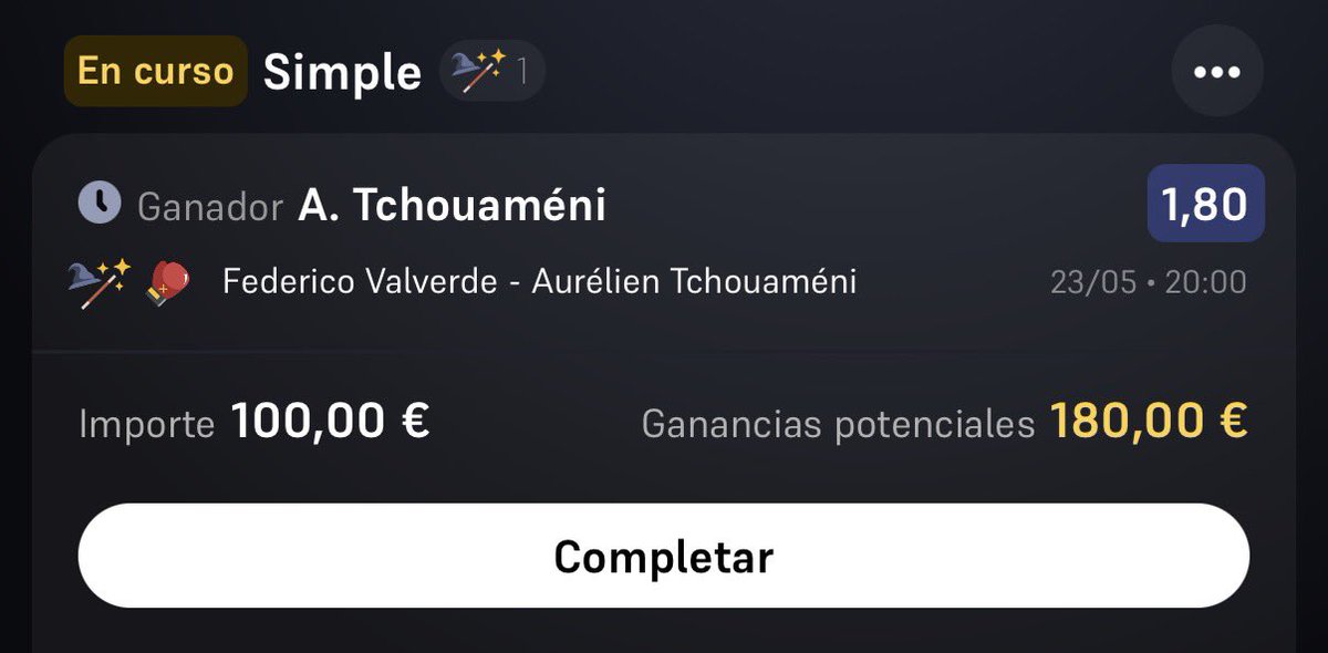 Multi_Apuesta's tweet photo. Para mi hay valor en el francés. Ya ha demostrado ser superior al uruguayo. https://t.co/wnZQcQ12jF