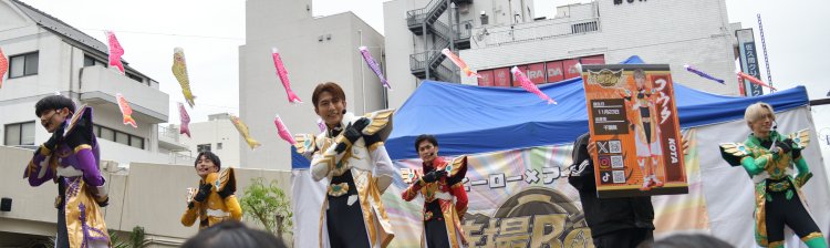 104Chan_8's tweet photo. ＃挨拶 のときは ＃フルメンバー
テツヤ さん隠れてしまった
＃特撮ｂｏｙｚ https://t.co/6PaFPUR7nK