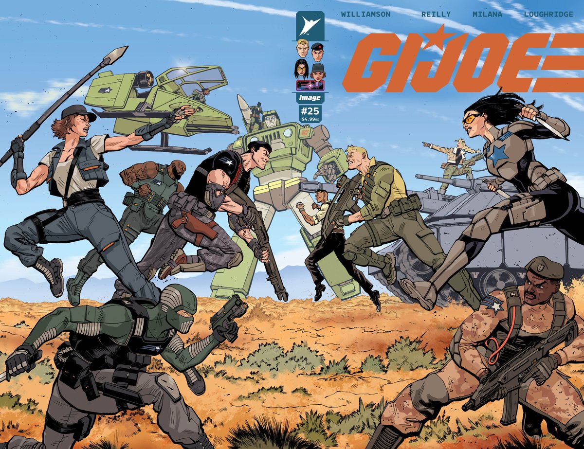 tomreillyart's tweet photo. My cover to GI Joe #25! Teaming up with @AndreaMilanaArt on this one to bring you GI JOE vs NIGHT FORCE this August! https://t.co/ZjVfb1EaiZ
