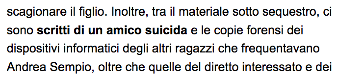 A #garlasco sono stati sequestrati scritti dell'amico su1c1da di Sempio, ovvero di Michele Bertani, e sono state fatte le copie forensi dei device di Capra e Freddi.
MI sa che non è stato incastrato per una stupida intercettazione in cui parla da solo...
leggo.it/italia/cronach…
