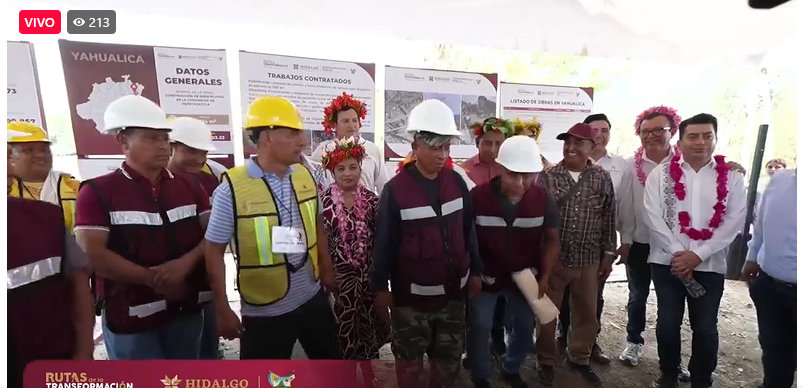 njaenr's tweet photo. #EnVivo | El gobernador Julio Menchaca, supervisa obra en #Yahualica, como parte de las #RutasDeLaTransformación. https://t.co/eaLZPN3bDn