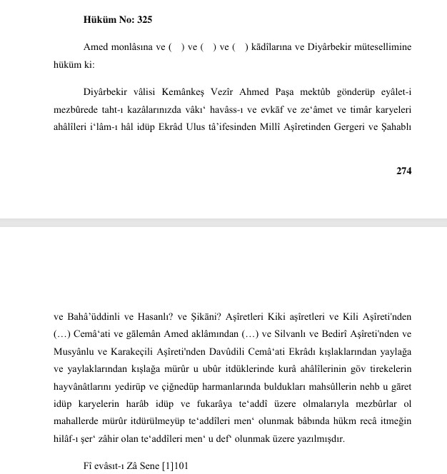 Seyhlubey's tweet photo. M.1689 tarihli 14 Numaralı Şikâyet Ahkâm Defterinde gecen ekrad -kürd-  asiretleri

-Milli Aşireti
-Gergeri
-Şahablı
-Bahaüddinli
-Hasanlı
-Sikanî Aşiretleri
-Kiki Aşiretleri
-Kili Aşireti
-Silvanlı
-Bedirî Aşireti
-Musyanlu
-Karakeçili Aşireti
-Davûdili Cemaati https://t.co/rI6oCw5Vb1