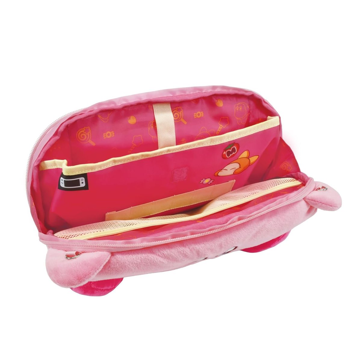 Wario64's tweet photo. Kirby HORI Plush Pouch for Nintendo Switch 2 up for preorder on Amazon ($39.99) https://t.co/aEhF1Dv6Fi #ad https://t.co/r204ULP2rW