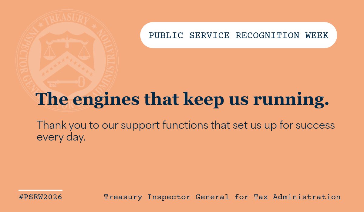 TIGTA's tweet photo. If you peek under TIGTA’s hood, you’ll see the hard work of ~130 employees in our support offices.

💵 Managing a responsible budget.
🖥️ Providing secure tech. 
🔢 Turning data into insights. 
📁 Processing FOIA requests timely.
📣 Informing the public about key IRS happenings. https://t.co/BiGLMnA8wa