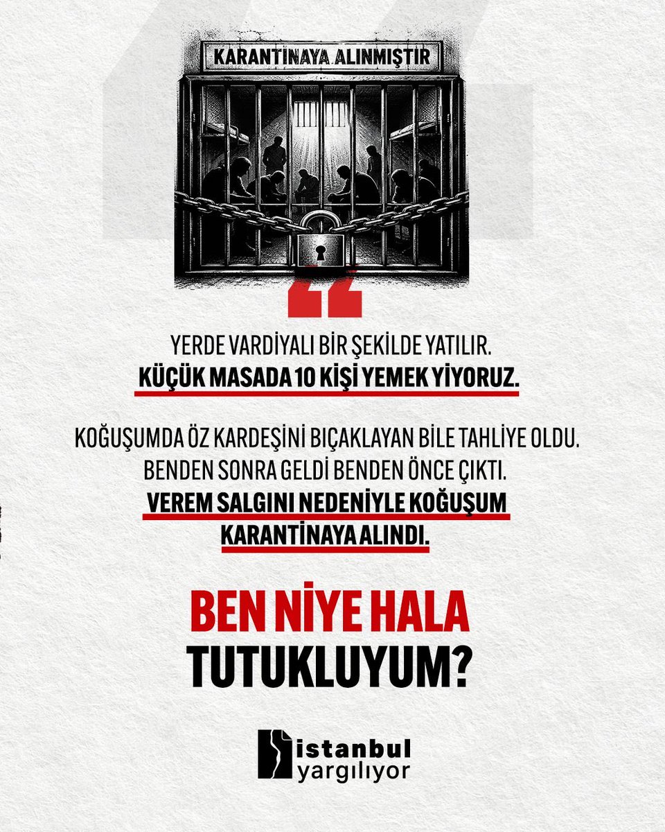 Tutuklu İBB Spor Kulübü Başkanı Fatih Keleş’in tutuklu oğlu Mustafa Keleş cezaevi koşullarını savunmasında anlattı.