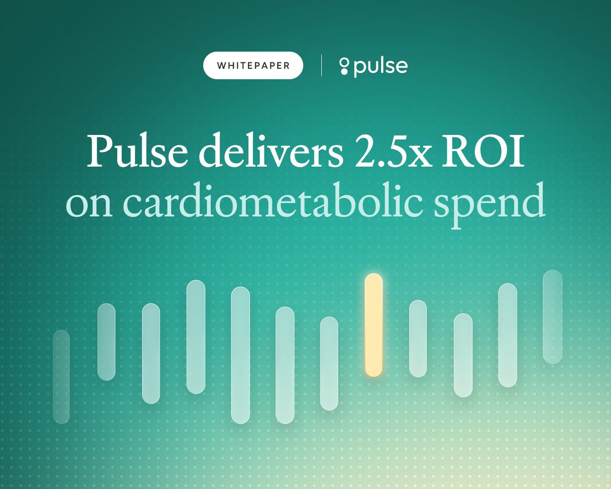 swordhealth's tweet photo. We gave 940 individuals access to proactive cardiometabolic care, tracked every claim for six months, and had results certified by Validation Institute. The program delivered $2,055 in savings per member per year and a 2.5x ROI.

Inpatient admissions alone accounted for $1,127 of that savings, per person, per year. Those are hospitalizations that didn't happen.

Most cardiometabolic programs optimize for utilization. Sword Pulse is built around what happens to claims when at-risk members have a clinician who's actually in the loop.

Methodology and full savings breakdown here: https://t.co/z65wQrTFbH