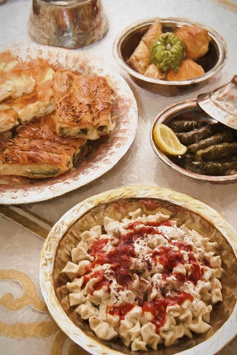 r_giobbi's tweet photo. Art of the Day! "Turkish lunch". Buy at: https://t.co/0e7dhAQCuK https://t.co/qmJHGnPo83