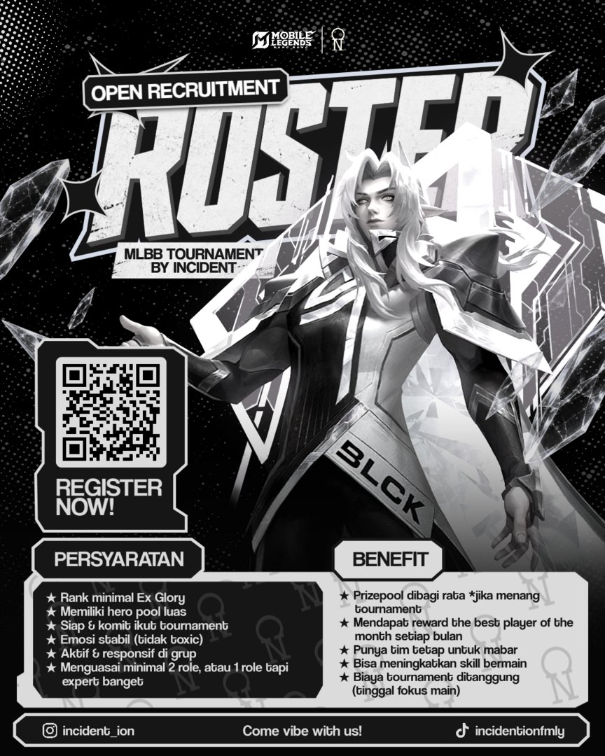 mlbbfess's tweet photo. ML! Buat player solo yang butuh party kompe yang tetep atau yang pengen nyoba ikut turnamen online tipis tipis boleh coba join ke squad sender nih, info detailnya udah tertera yaa. kalau semisal mau cari temen aja boleh cek di akun tiktok kita terus join discord di bio! https://t.co/guKbzfwrsR