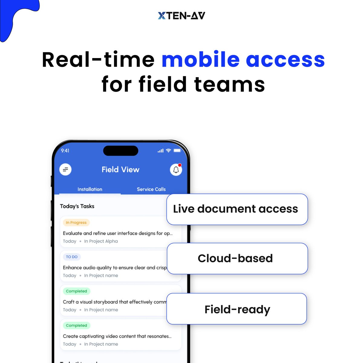 xten_av's tweet photo. Most AV margin loss happens on-site, not in the BOM.

X-PRO helps teams track labor, manage tasks, and stay on schedule with real-time visibility.

Protect your margins.
Start free trial
#XTENAV #XPRO #AVintegration https://t.co/mohslhgZv3
