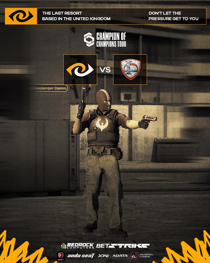 TheLastResort's tweet photo. Upper Bracket semi finals action for you all this afternoon 👀

🏆 @CCT_CS Challengers
🆚 INOX Division 
⏰ 2:45PM BST
📺 https://t.co/DQ5ZbPMXm7 https://t.co/FRvRnlEZKP