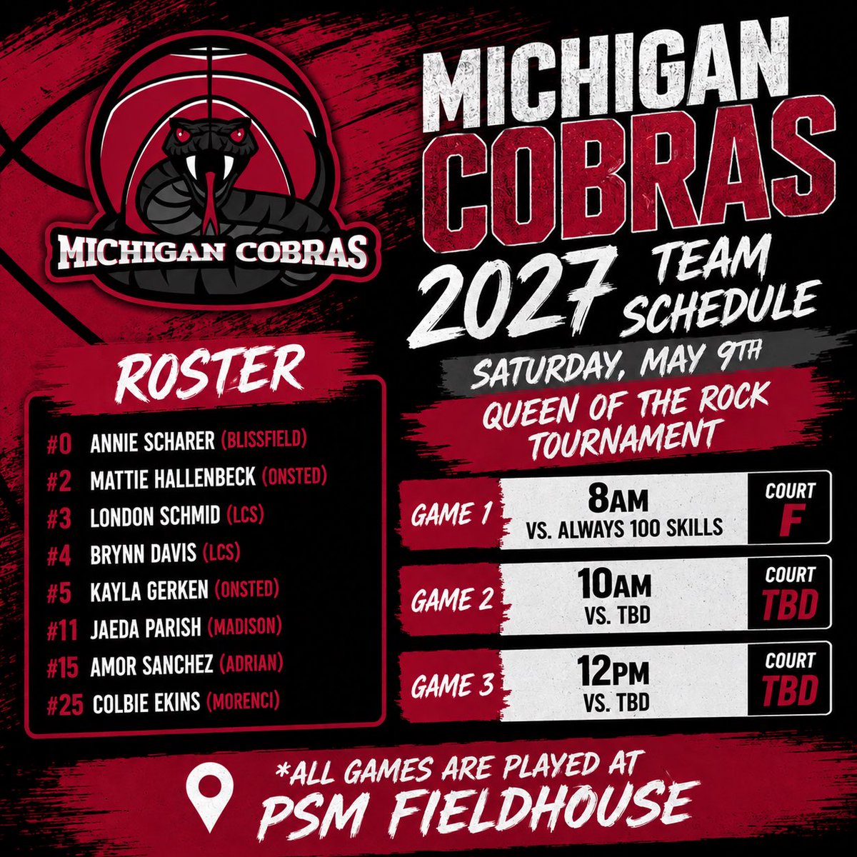 Michigan Cobras Basketball tweet media
