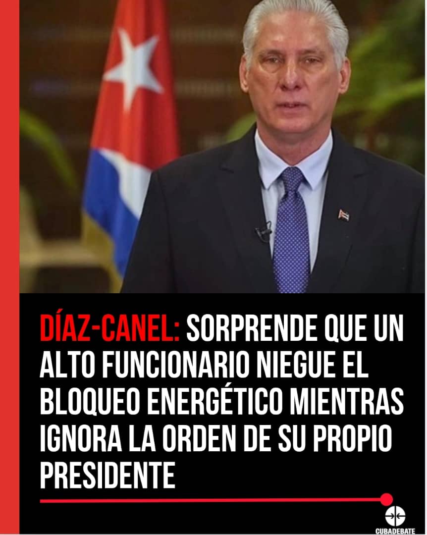 OrlandoJavierRG's tweet photo. Sorprenden las declaraciones de un alto funcionario del gobierno de Estados Unidos* que asegure que su administración no aplica un bloqueo energético contra Cuba. https://t.co/9OzO1XC7ee