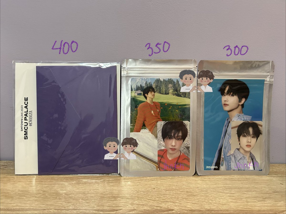 #jhn_sells [ONHAND]

[JISUNG]
2022 WINTER SMTOWN (SMCU Palace)
— AR Ticket
— 4x6 photo set w/ pc

CANDY MD
— 4x6 photo set w/ pc

DOP: 1 week
DM/Reply to mine!

Buy worth ₱1000 (any of my betables), free sf!

Can do long DOP w/ nrdp

# wts lfb ph nct dream