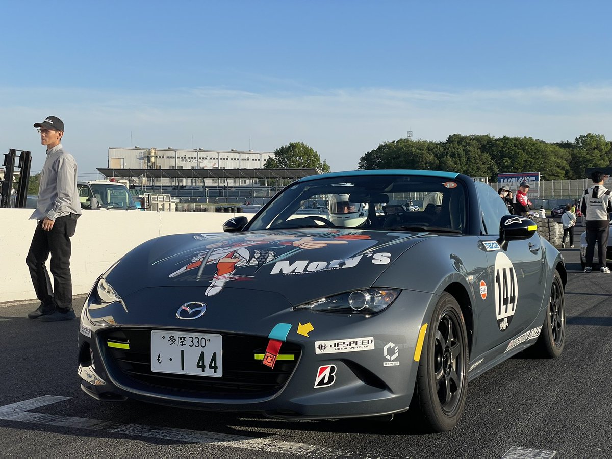 今回はミッションオイルはM408の少し固いのを入れて頂いたのですが、レース終盤もゲート感がへたらずで、🏁までノンストレスで追っ掛けに集中させて貰えました。リピ確定♪ありがとうございました！
#Motys
#JOYFAST