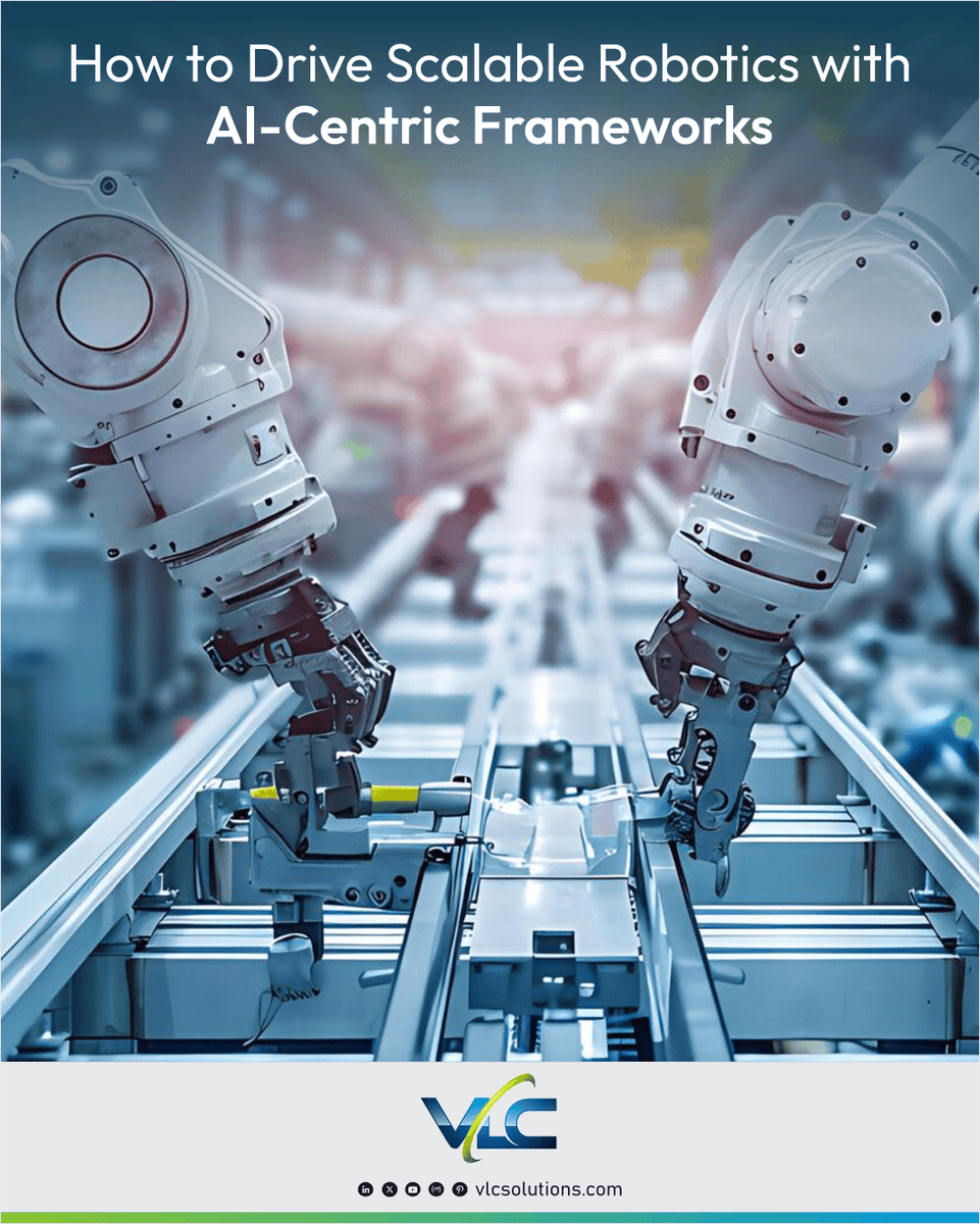 vlcsolutions's tweet photo. Scaling robotics enhances intelligence and connectivity, enabling real-time insights and predictive maintenance that drive impactful decision-making for manufacturers’ operations.                                                https://t.co/pxgK8GS7bX
#AIInManufacturing #Robotics https://t.co/AsYAptjzg6