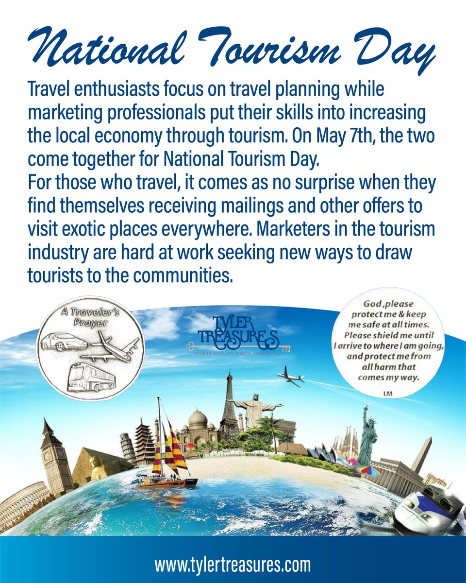 TreasuresTyler's tweet photo. Happy National Tourism Day ✈️🌍
A celebration of discovery, culture, and the beauty our world has to offer. Whether near or far, every journey opens the door to new experiences and unforgettable memories. 🌿✨
#NationalTourismDay #Travel #ExploreMore #Wanderlust https://t.co/LYoxu5LaQt