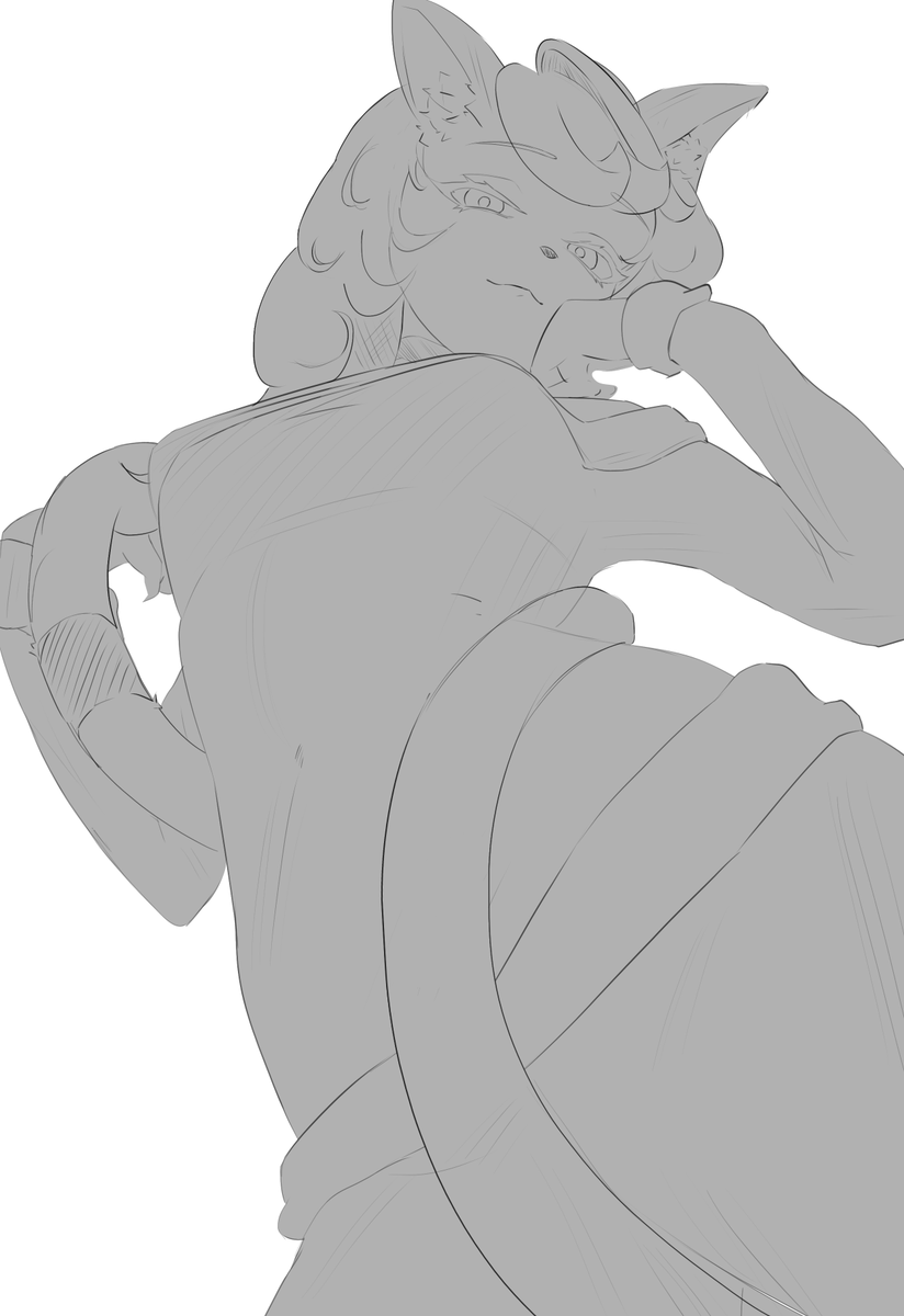 EvilMirth's tweet photo. 🐈Amelia by @SepTact_ 
I'll start doing simple sketches for $8.......... https://t.co/6Y5dXDComj