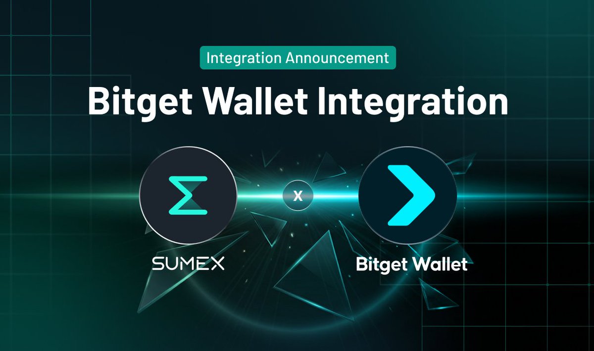 Bitget Wallet is now live and natively supported on Sumex!

You can now log-in via or connect your Bitget Wallet and track your full portfolio performance directly from the Unified Dashboard - no extra tabs, no fragmentation.

We’ve also integrated Bitget’s cross-chain routes