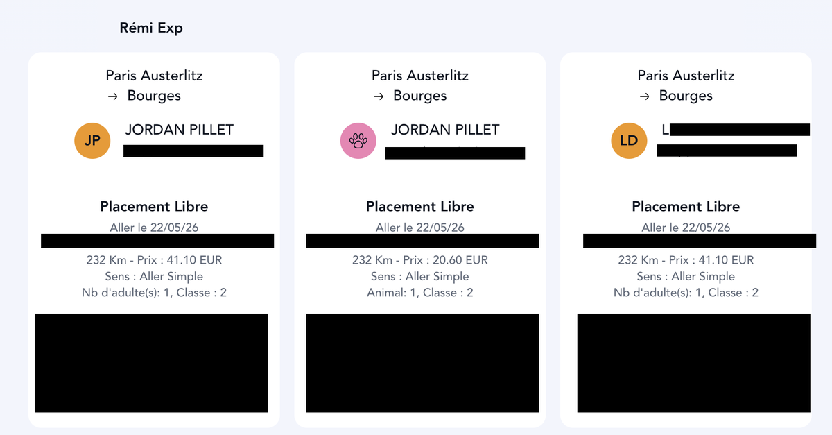 JordanPillet's tweet photo. Sérieusement @SNCFVoyageurs @GroupeSNCF @SNCFConnect ça vous paraît normal que mon chien paye 20€ pour être au final entre nos pieds ?  Et s'il a le malheur de dépasser sur le couloir, on se fera réprimander par vos agents ?  C'est 50% de mon billet ! ET la même pour le retour ! https://t.co/Vn6JtQ7Tsh