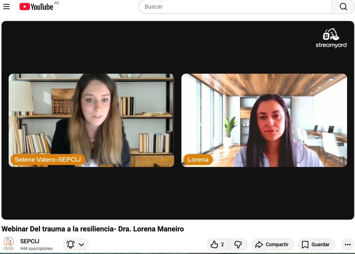 RedInfancia2's tweet photo. Hoy hemos tenido este magnífico webinar acerca del #trauma y la #resiliencia. 
En breve podréis acceder a él desde nuestro canal de Youtube. https://t.co/95dXqibl7N