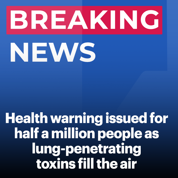 Nearly half a million Americans have been warned to stay indoors and keep their windows shut as levels of airborne toxins have skyrocketed trib.al/ek44tEr 🔗