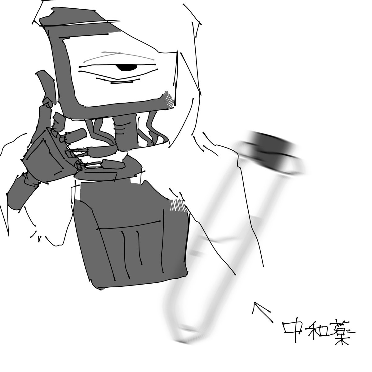 esu_draw's tweet photo. 博士の日だそうですよ https://t.co/PHaRSo5xGp