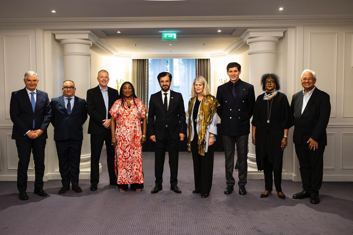 fatma_samoura's tweet photo. A very productive 1st FIA Senate meeting of 2026 under the leadership of FIA President Mohammed Ben Sulayem, in the presence of 3 new members: @AMB_A_Mohammed, Otabek Umarov 🇺🇿 &amp; Theera Bunnag 🇹🇭. Great to note the FIA is firmly on track from a financial &amp; governance perspective. https://t.co/2t8N1N3lH2