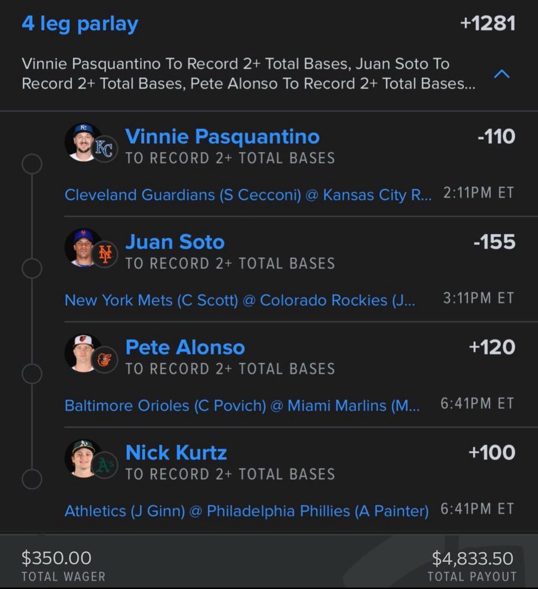 iamloganwolfz's tweet photo. Cashing out bases, you saw it first x https://t.co/2HiH18J0iW