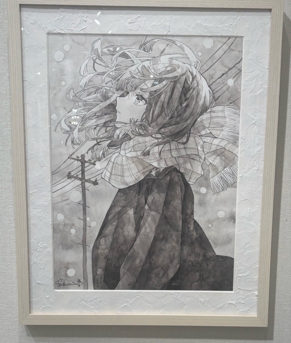 絵師100人展と合わせて優子鈴さん（@_yukoring ）の銀座での個展にも