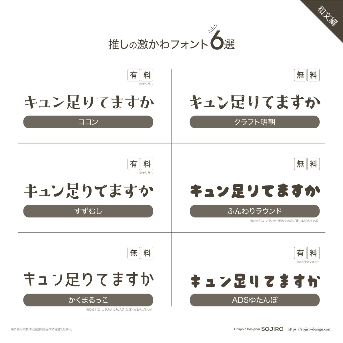 可愛いフォント選びで迷ってる方へ 「推しの激かわフォント」集めました。 保存して次から迷わないようにしてね♡
