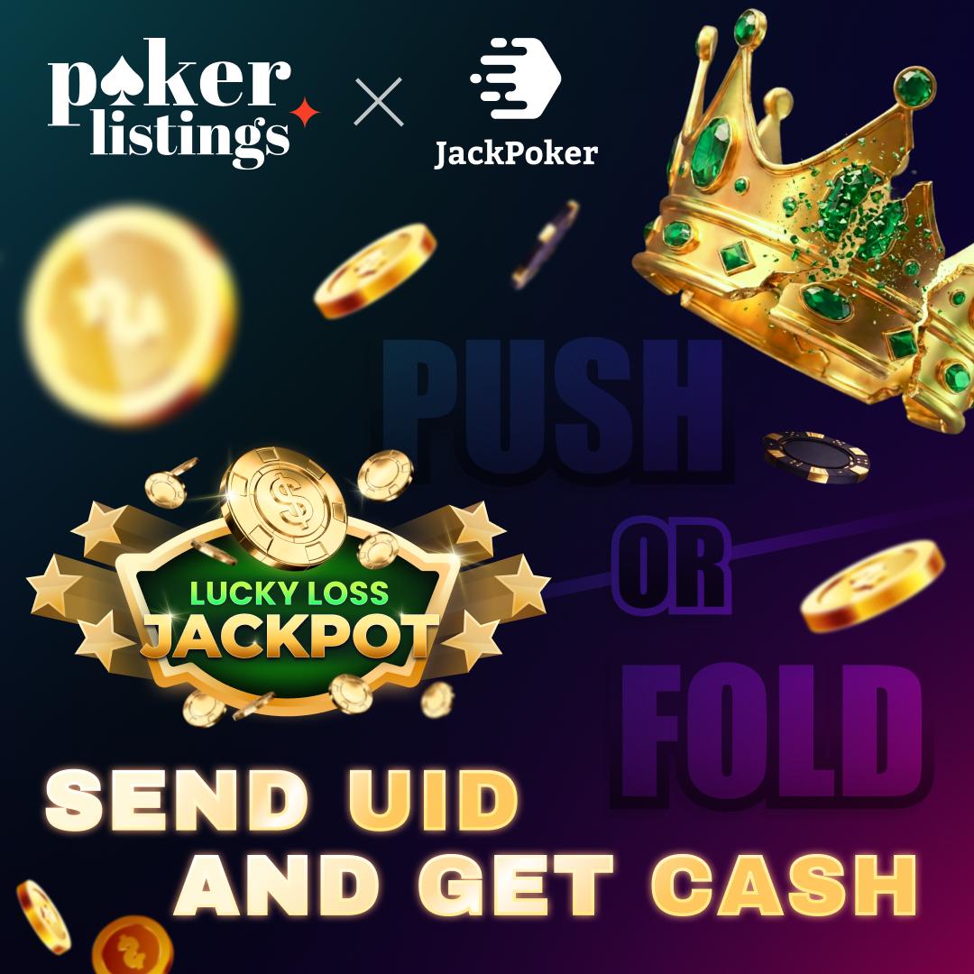 PokerListings's tweet photo. 🎟 Get a ticket from JackPoker x PokerListings
Join here: https://t.co/iCGpLa1Clo

📅 Promo dates: May 7 – May 10

JackPoker is giving away guaranteed bonuses: $200 instant cash prizes only during this weekend!

Here’s how to join:
✅ Follow the channel @pokerlistings
💬 Leave your JackPoker nickname or UID in the comments
🎁 Wait for the winners list to be submitted and approved

✨ Don’t miss your chance to be among the first to benefit from our spring promotions!

⚠️ Important: standard wagering requirements apply.

Join here: https://t.co/iCGpLa1Clo

Drop your UID in the comments and claim your ticket 🎟🔥

#jackpoker #pokerlistings #promo #pokerpromo #pokergiveaway