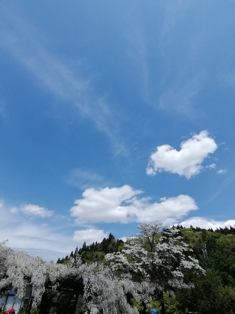 chape285's tweet photo. 今日の見上げた空に♥︎ハートの雲🤍雲の変化が面白い日でした。久しぶりに綺麗な夕空にも会えました🧡木曜日お疲れさまでした☺︎安心して眠れる夜でありますように✨ https://t.co/hWjvOhE5XI