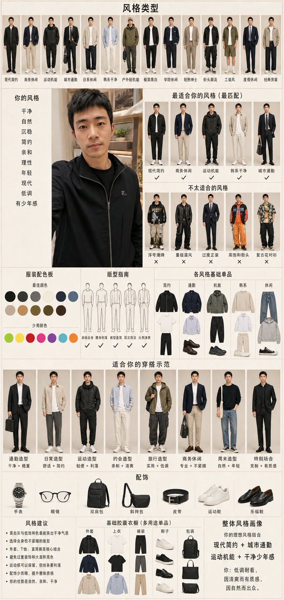 Men's Fashion Style Diagnosis Report