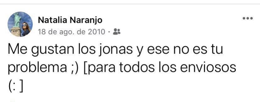 Joe en 2026 / yo en 2010 💋