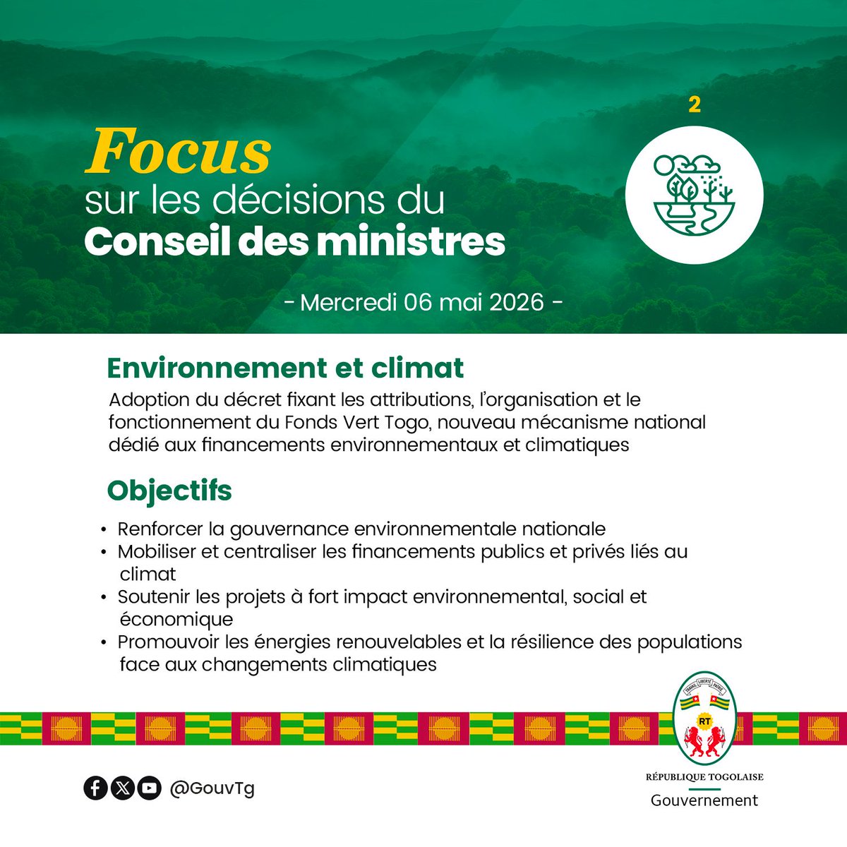 Gouvernement Togolais tweet media