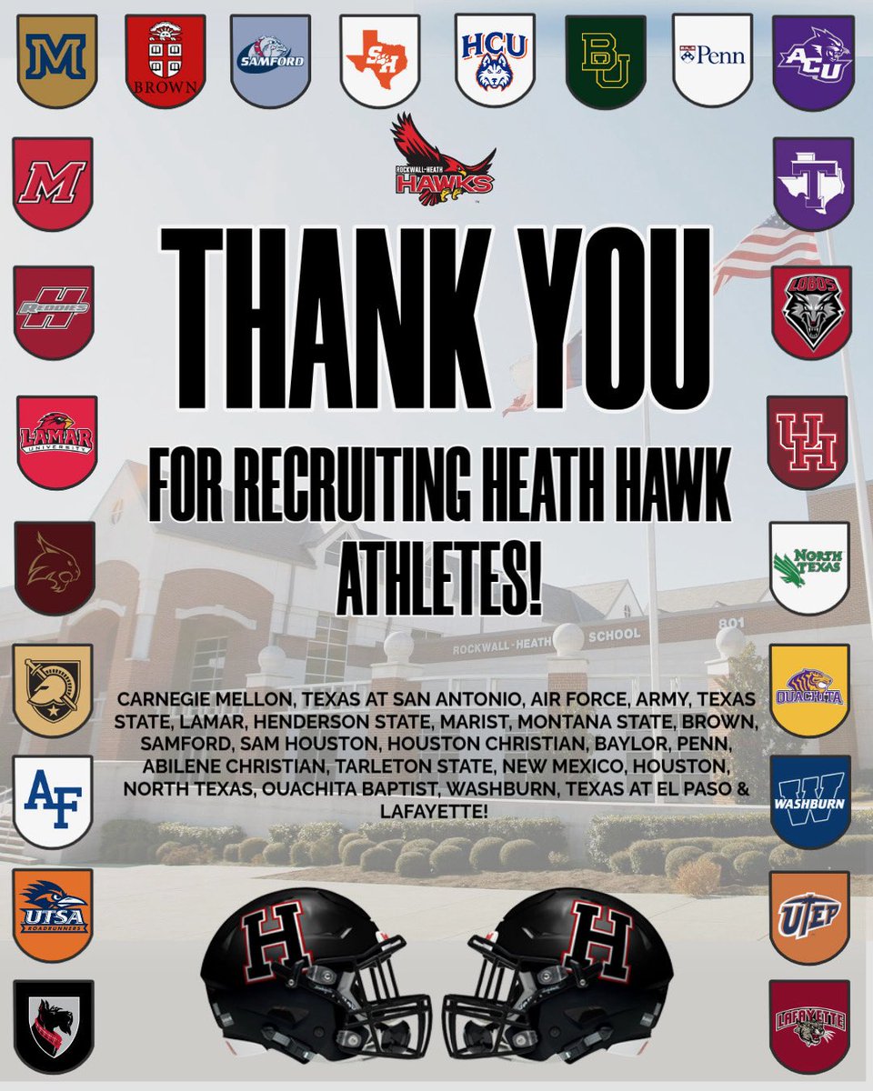 Heath Hawks Football tweet media