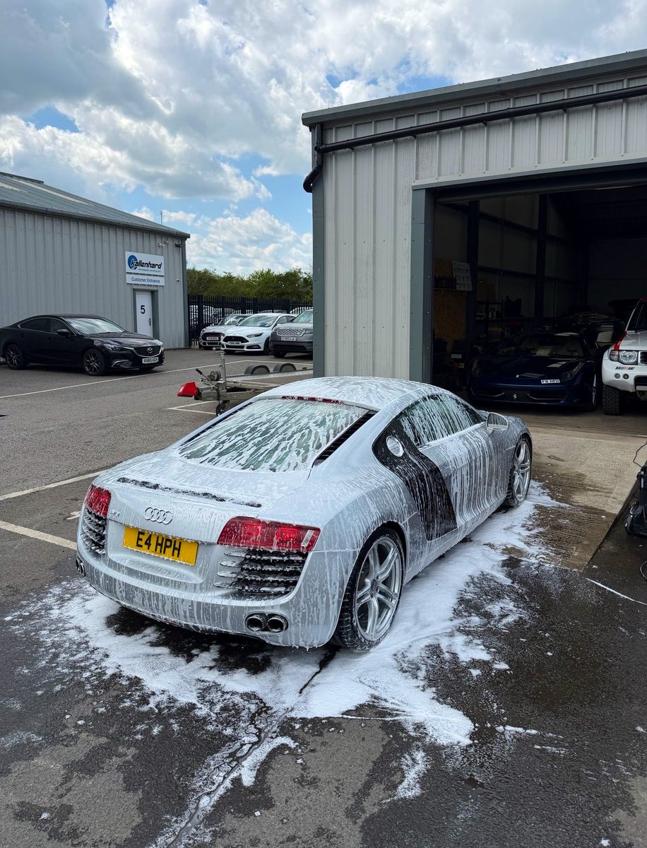 hjwakerley's tweet photo. That’s me, early 20s at Audi HQ, posing by a dream car.

My reality was a Citroën C2 with no brakes. At that age I could probably have identified every new car by its rear lights, more than I can now. Hopelessly obsessed but completely clueless

Anyway, the Audi R8 has remained a dream car. I’d argue it’s the best value genuinely great car money can buy. The V8 is one of the nicest ever made, and every time I hear it start up it takes me back to my early 20s, wishing with every bit of me that I could own one.

I do all of this for that girl.
