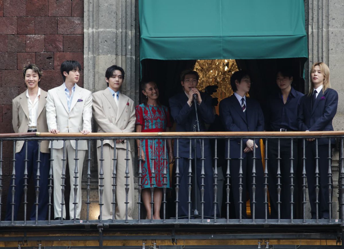 💙#ÚLTIMAHORA | BTS regresa a México en 2027, confirma Claudia Sheinbaum