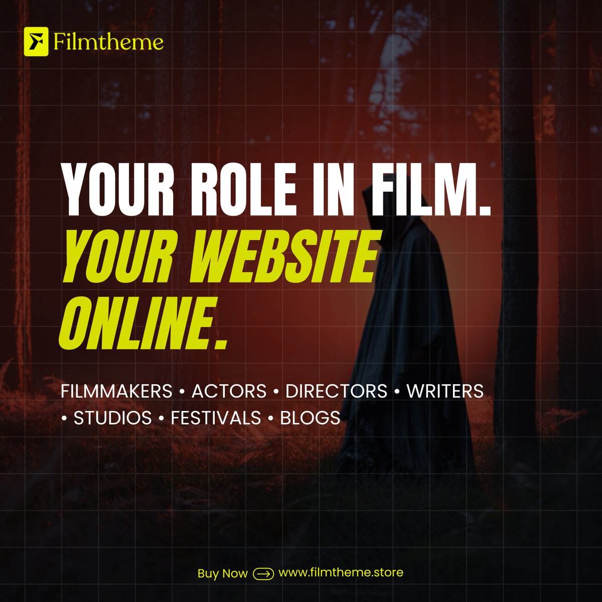 thefilmtheme's tweet photo. Every role in the film industry deserves a professional website. We build it for you — simple, clean, and cinematic. https://t.co/HMPuN3ko51