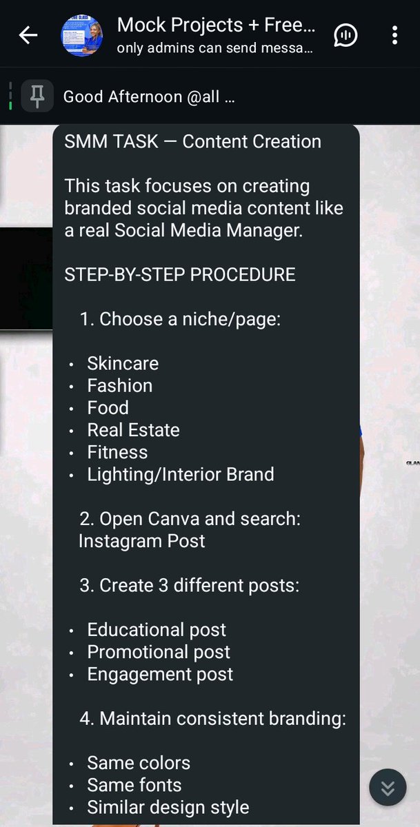 theglobalmarvie's tweet photo. It's 14 days of our #15DaysMockProjectsWithMarvie..
Just one day Left 🥺

Today, I guided the VAs on how to build organized client tracking systems using Google Sheets, while the SMMs focused on creating branded content using Canva.

The goal of these tasks was never just to "learn skills."

It was to practice like you’re already working with real clients.
To think beyond completing tasks.
To understand systems, structure, branding, communication, and strategy.

A good VA/SMM doesn’t just execute instructions.
They think, organize, solve problems, and create value.

That mindset is what separates people who are learning from people who are becoming professionals.

If you’ve been watching from the sidelines or you are seeing this for the first time and you want to build something for yourself, stay glued to my page.

I have something coming for you.

#15DaysMockProjectWithMarvie
#VAJourneyWithmarvie