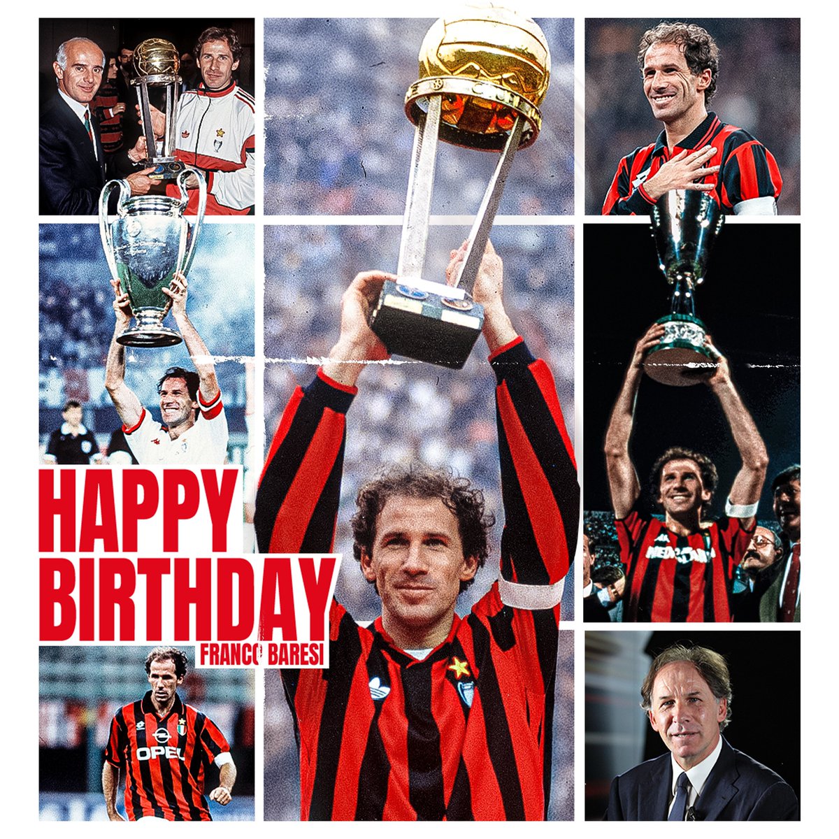 acmilan's tweet photo. The word ‘legend’ doesn’t do it justice. Many happy returns to Franco Baresi!