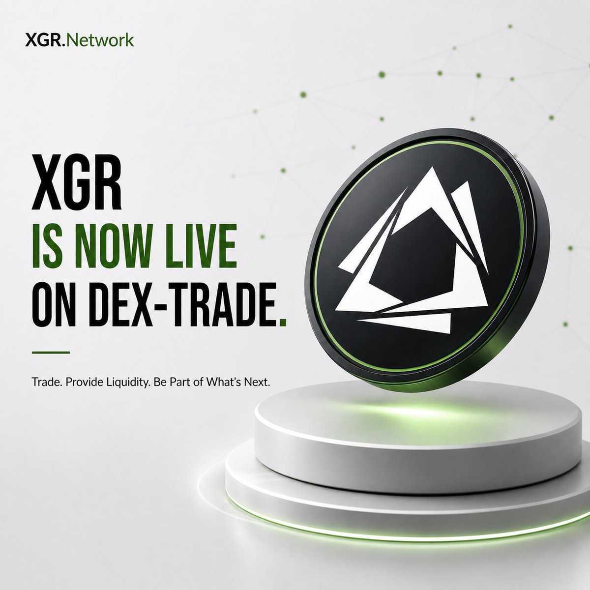 cryptobeamxgr's tweet photo. Now live on DEX-TRADE: XGR/USDC.
A new milestone for https://t.co/hI7FHg75ZX as we expand access to XGR and continue building the infrastructure behind xDaLa.

#XGR #DEXTRADE #XGRUSDC #Blockchain #DigitalInfrastructure https://t.co/QbSzP1N91Y